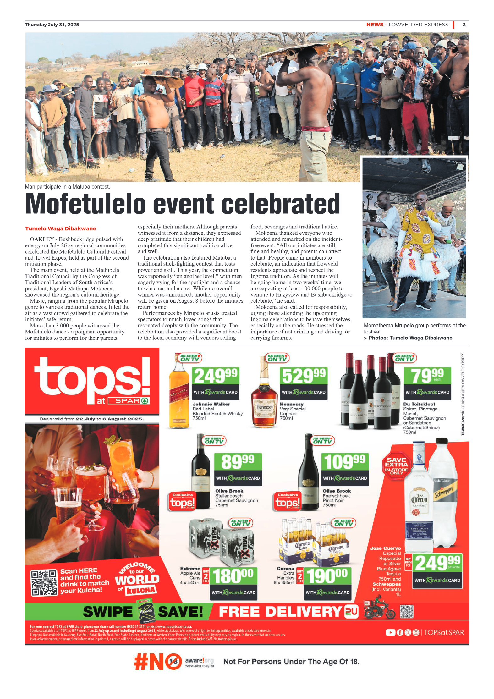 Lowvelder Express 31 July 2025 page 3