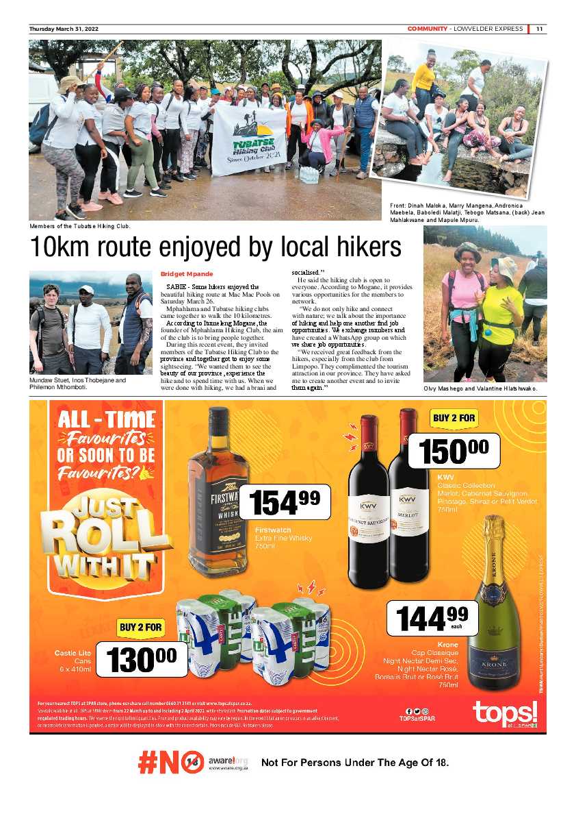 Lowvelder Express 31 march 2022 page 11