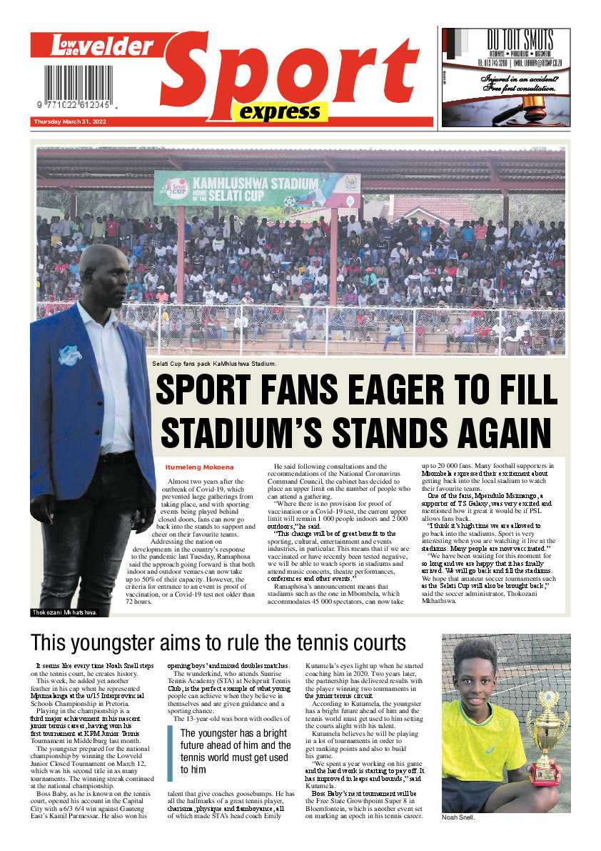 Lowvelder Express 31 march 2022 page 12