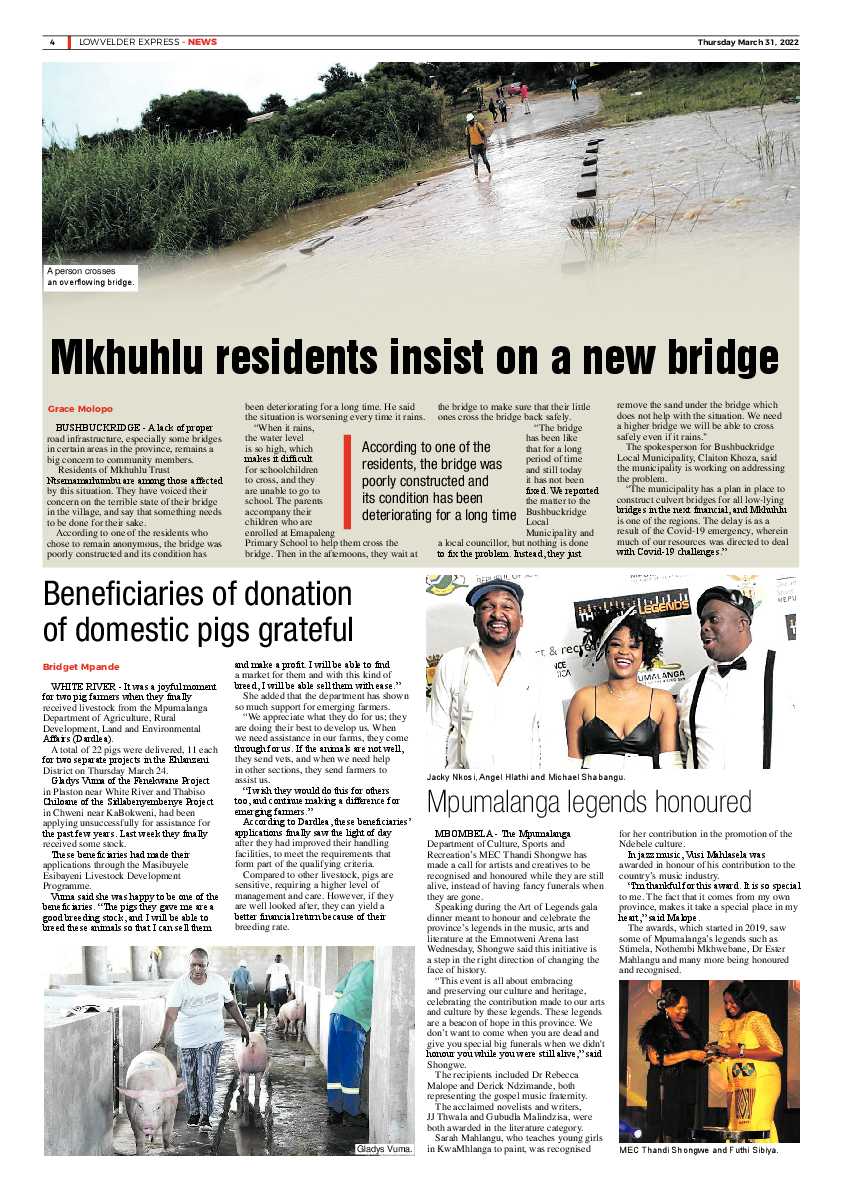 Lowvelder Express 31 march 2022 page 4