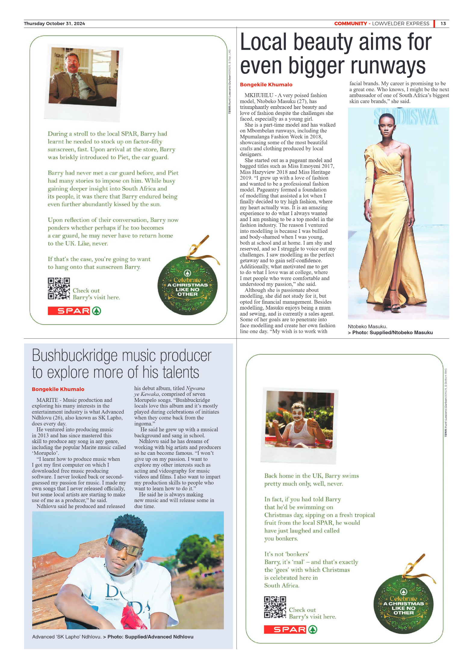 Lowvelder Express 31 October 2024 page 13