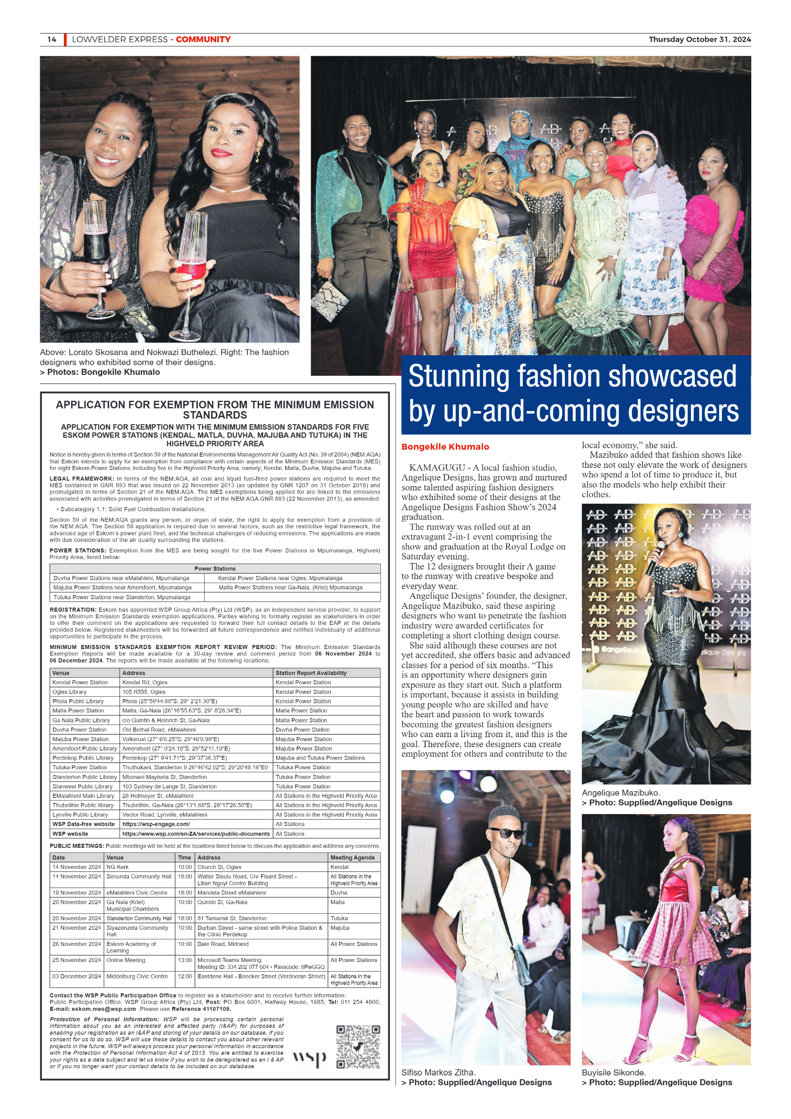 Lowvelder Express 31 October 2024 page 14