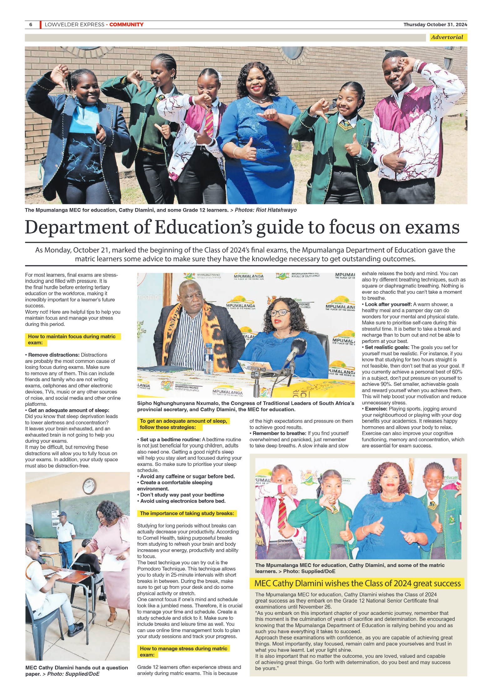 Lowvelder Express 31 October 2024 page 6