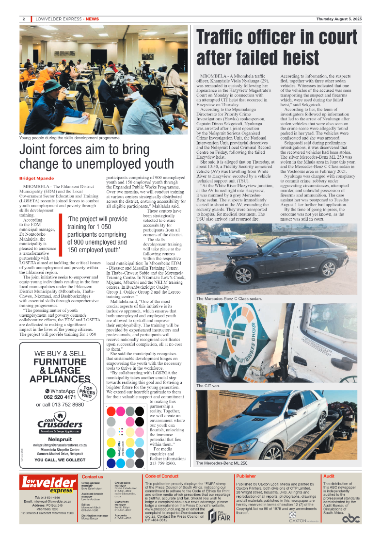 Lowvelder Express 3 August 2023 page 2