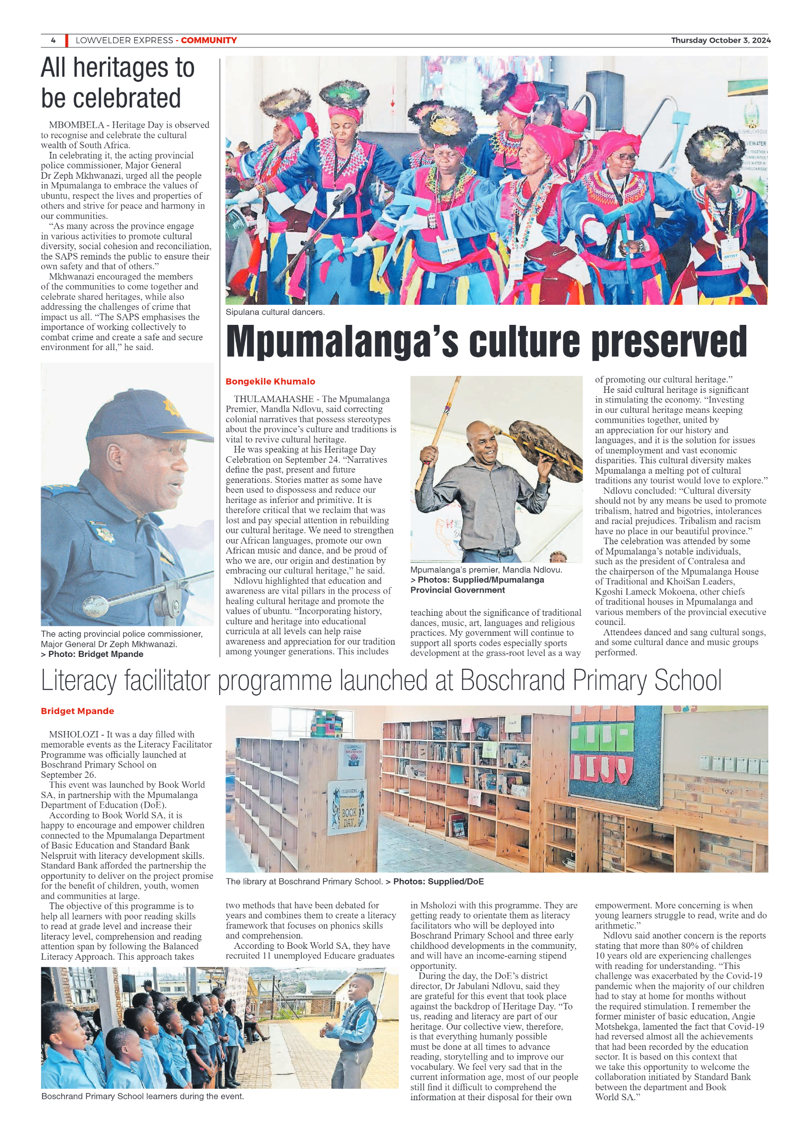 Lowvelder Express 3 October 2024 page 4