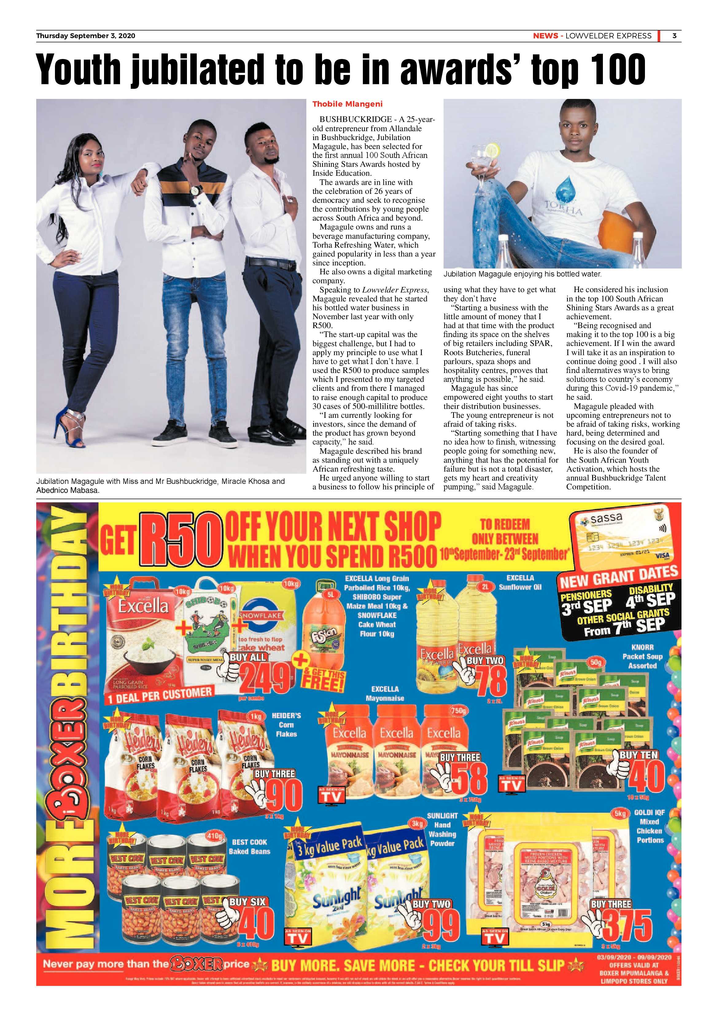 Lowvelder Express 3 September 2020 page 3