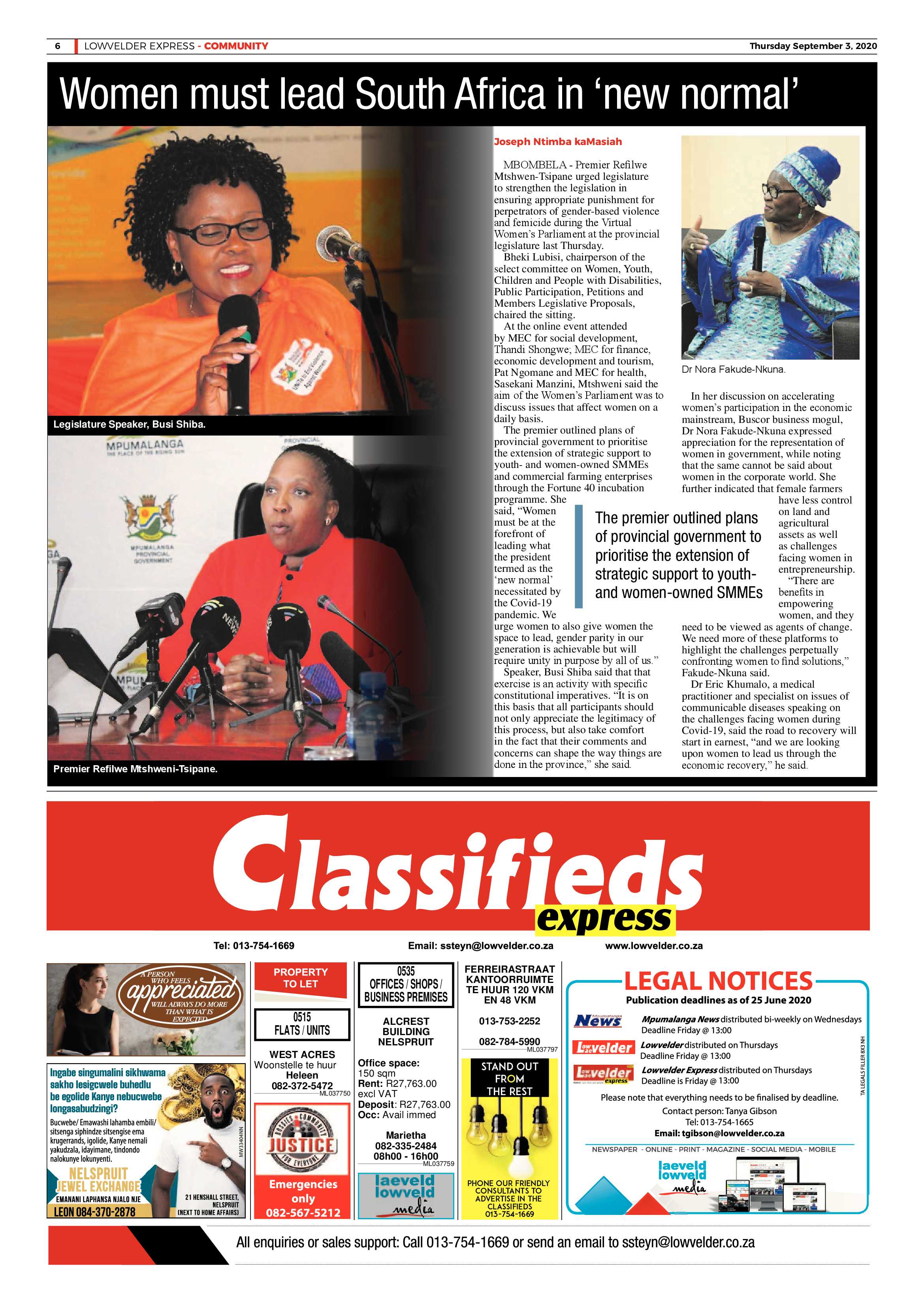 Lowvelder Express 3 September 2020 page 6