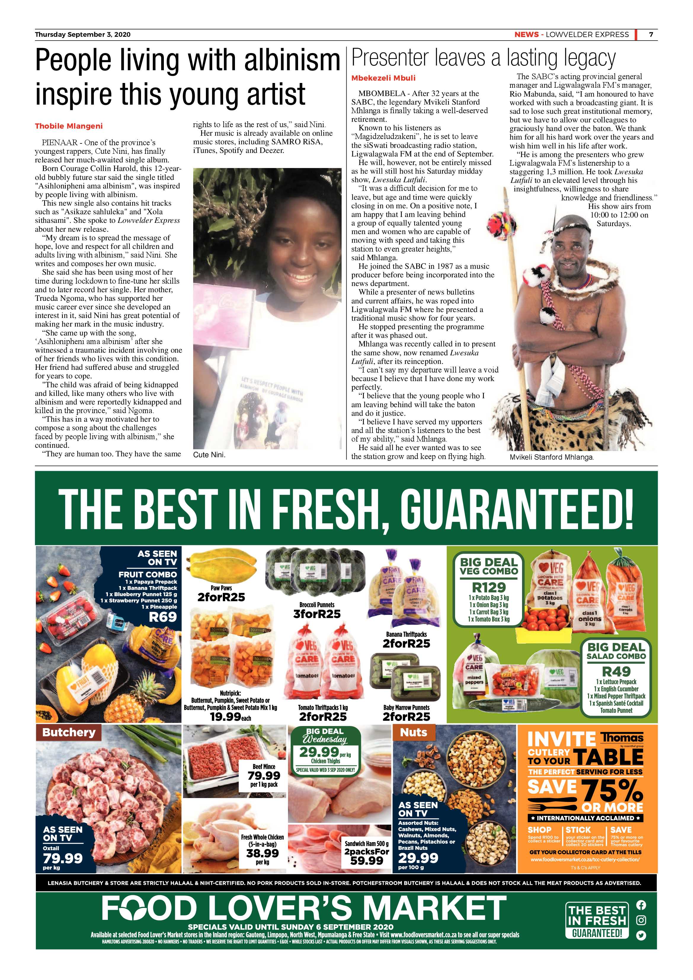 Lowvelder Express 3 September 2020 page 7