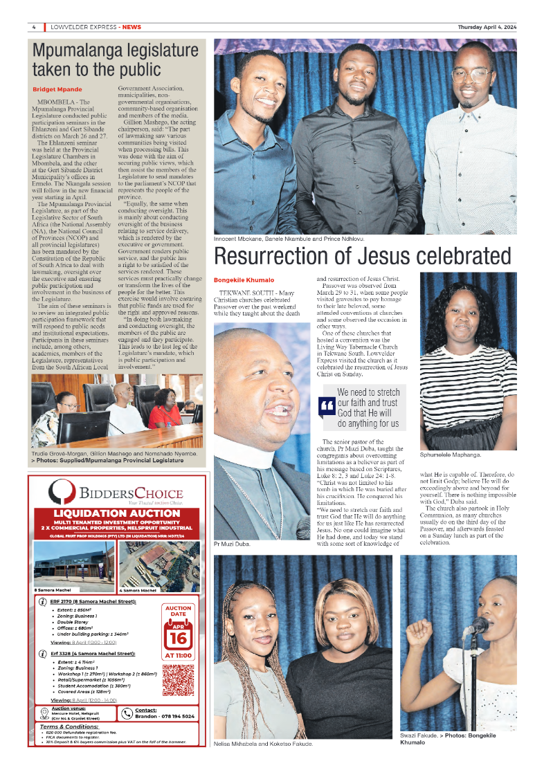 Lowvelder Express 4 April 2024 page 4