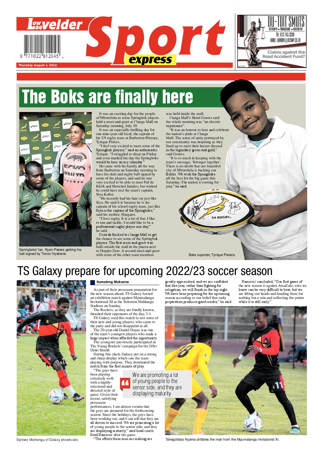 Lowvelder Express 4 August 2022 page 12