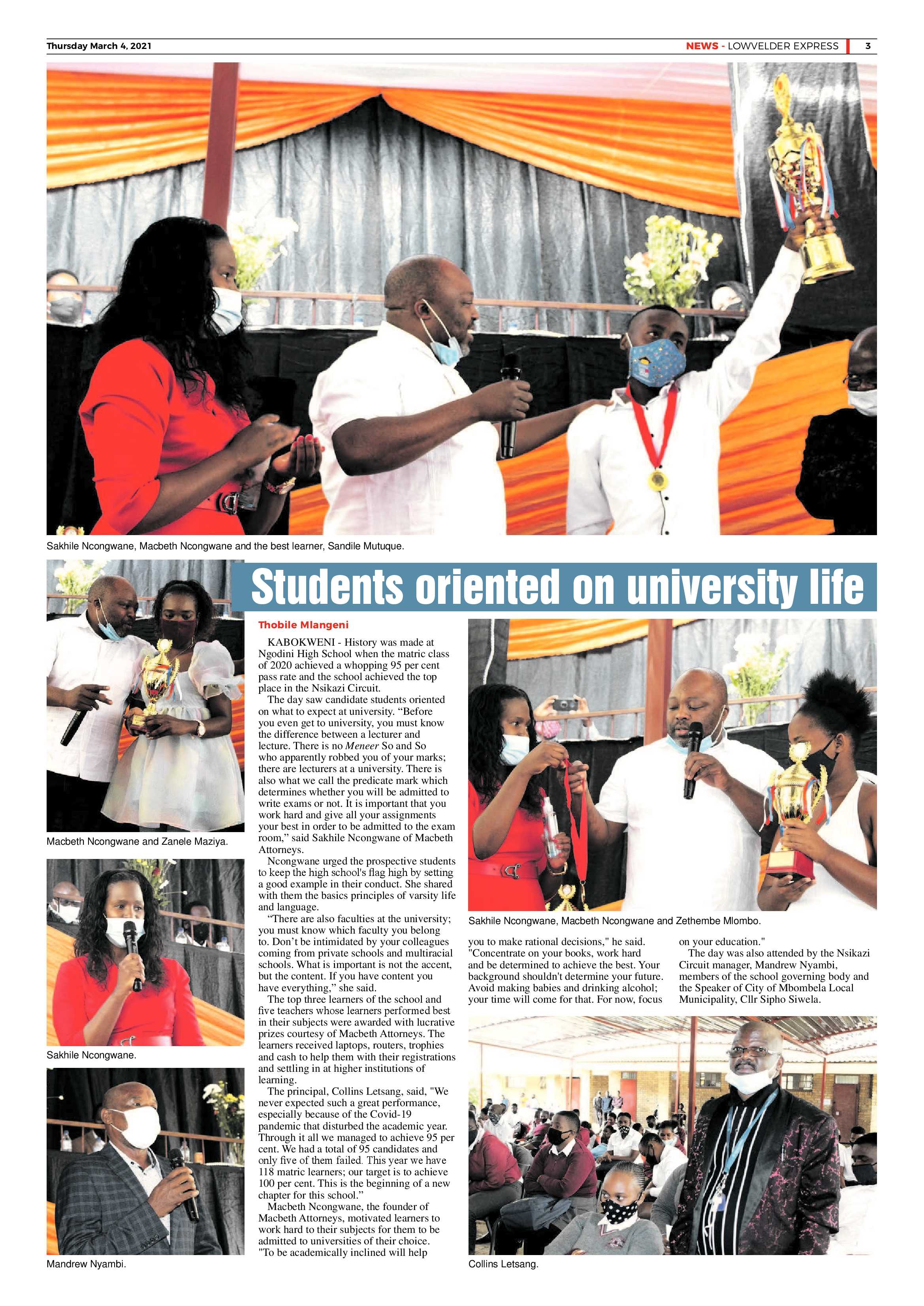 Lowvelder Express 4 March 2021 page 3