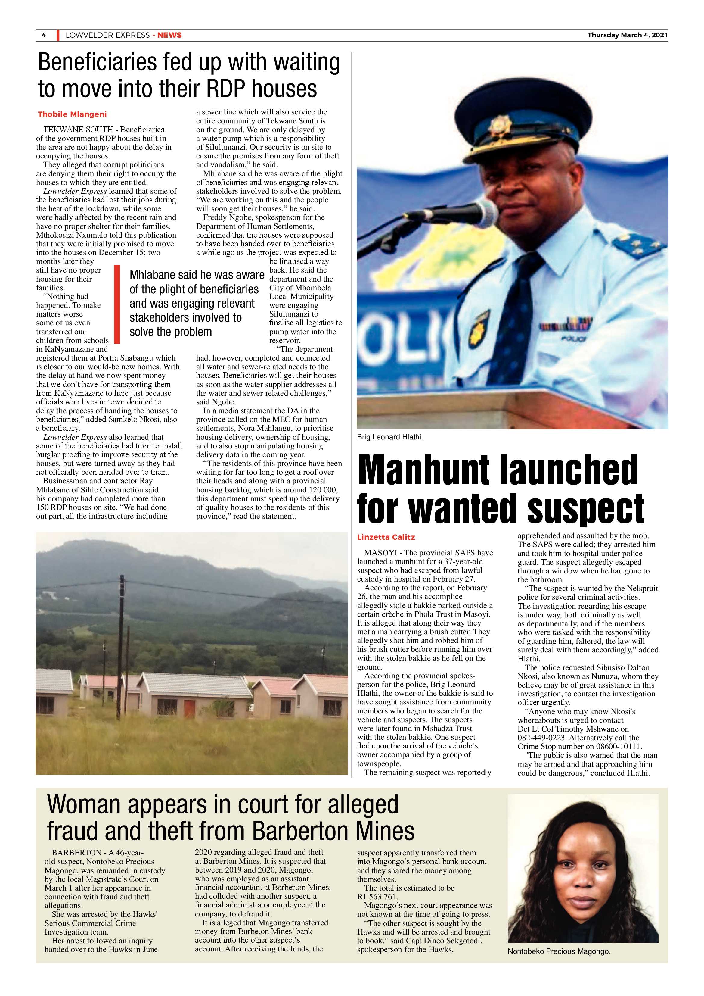 Lowvelder Express 4 March 2021 page 4