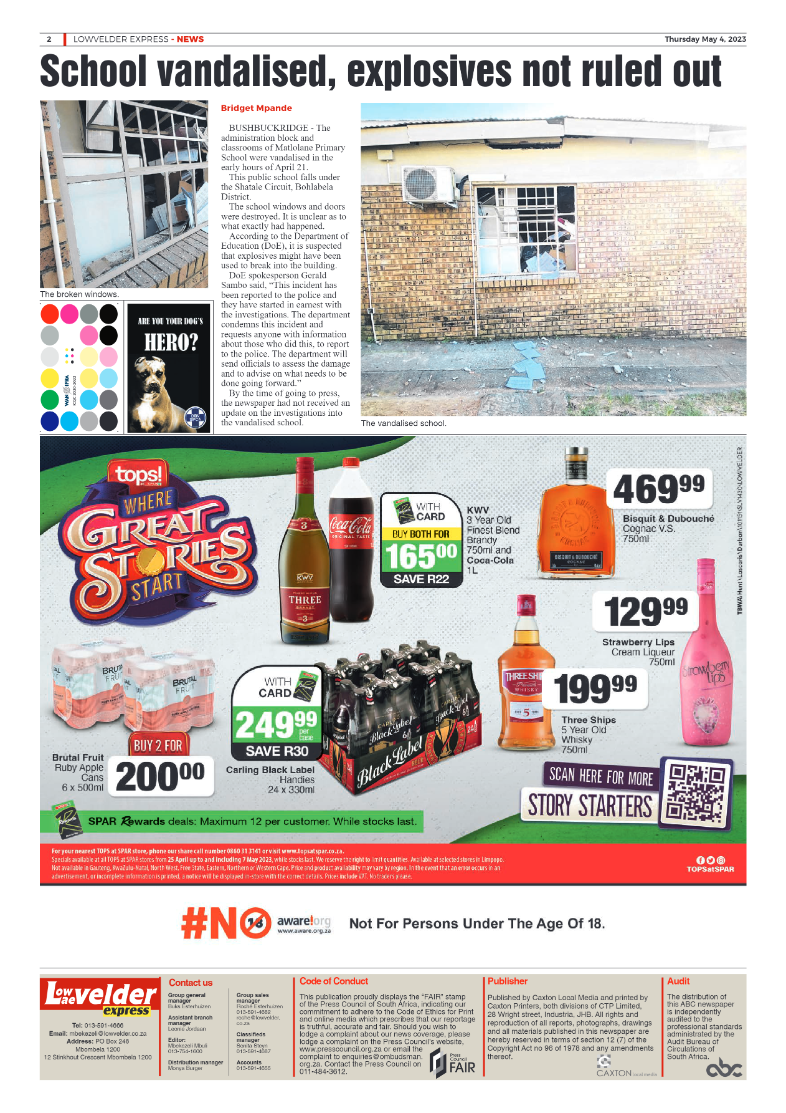 Lowvelder Express 4 May 2023 page 2