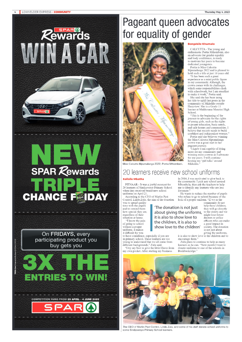 Lowvelder Express 4 May 2023 page 4