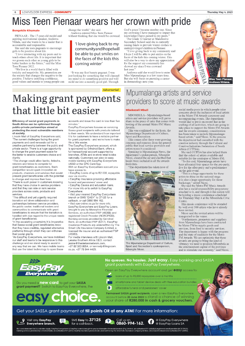 Lowvelder Express 4 May 2023 page 6