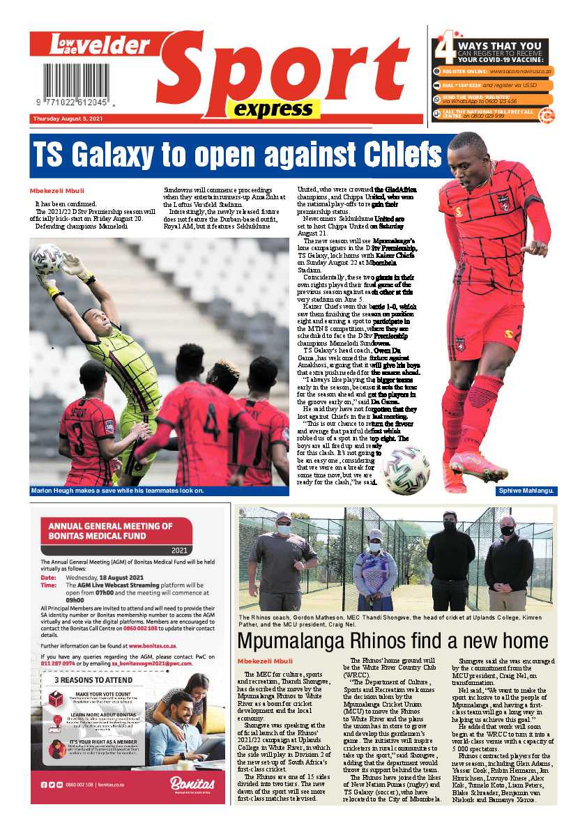Lowvelder Express 5 August 2021 page 12