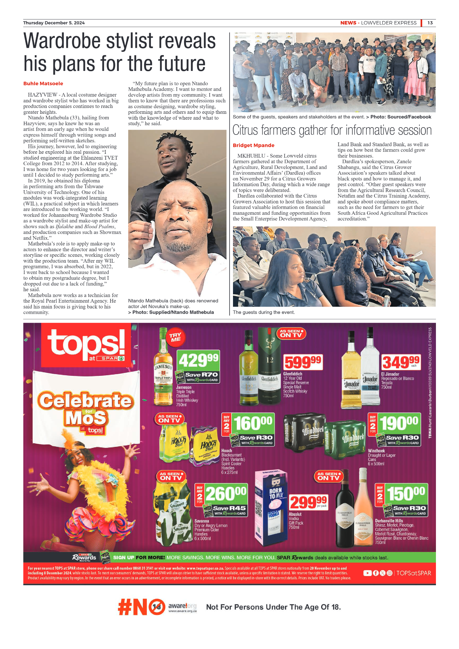 Lowvelder Express 5 December 2024 page 13