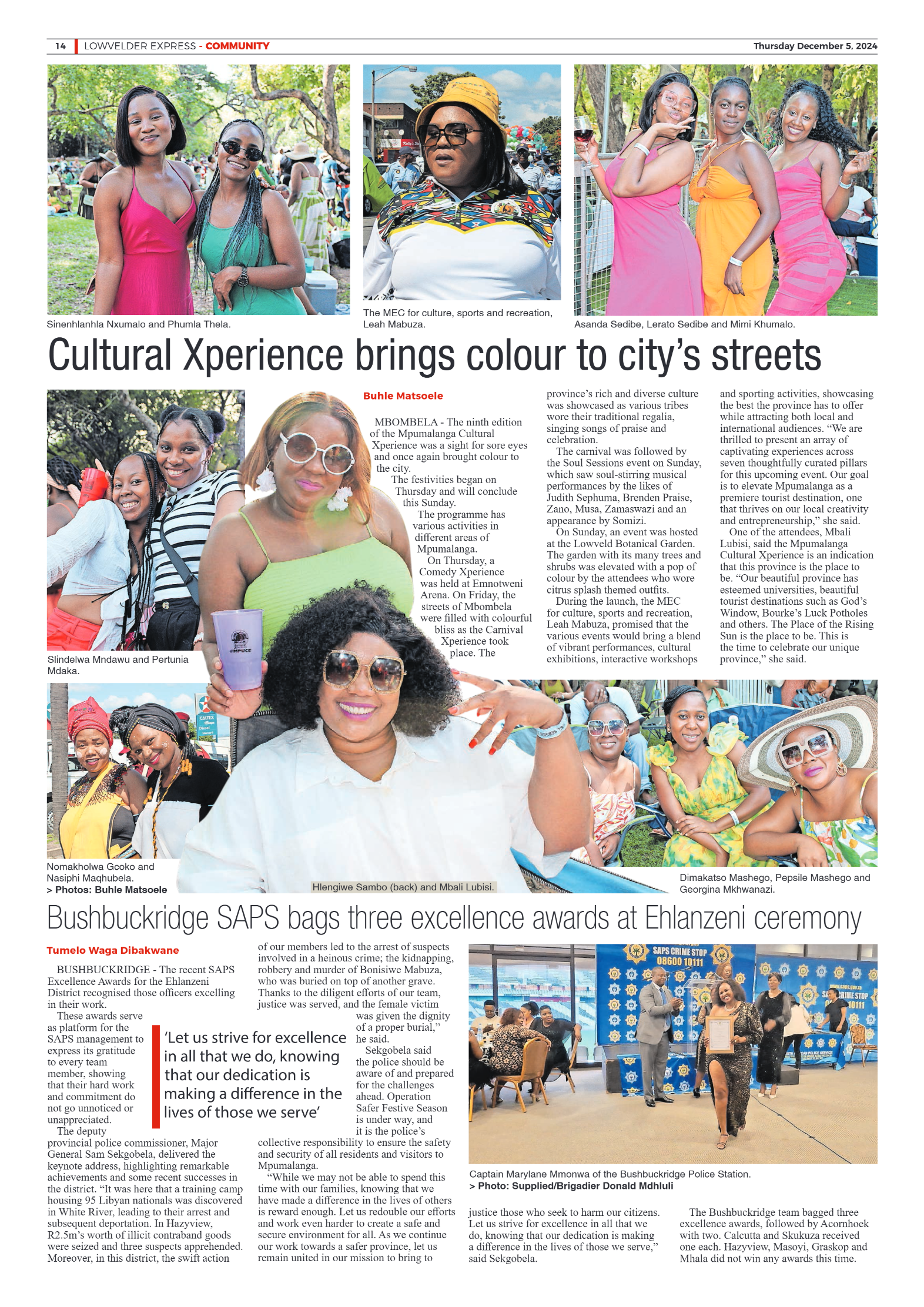 Lowvelder Express 5 December 2024 page 14