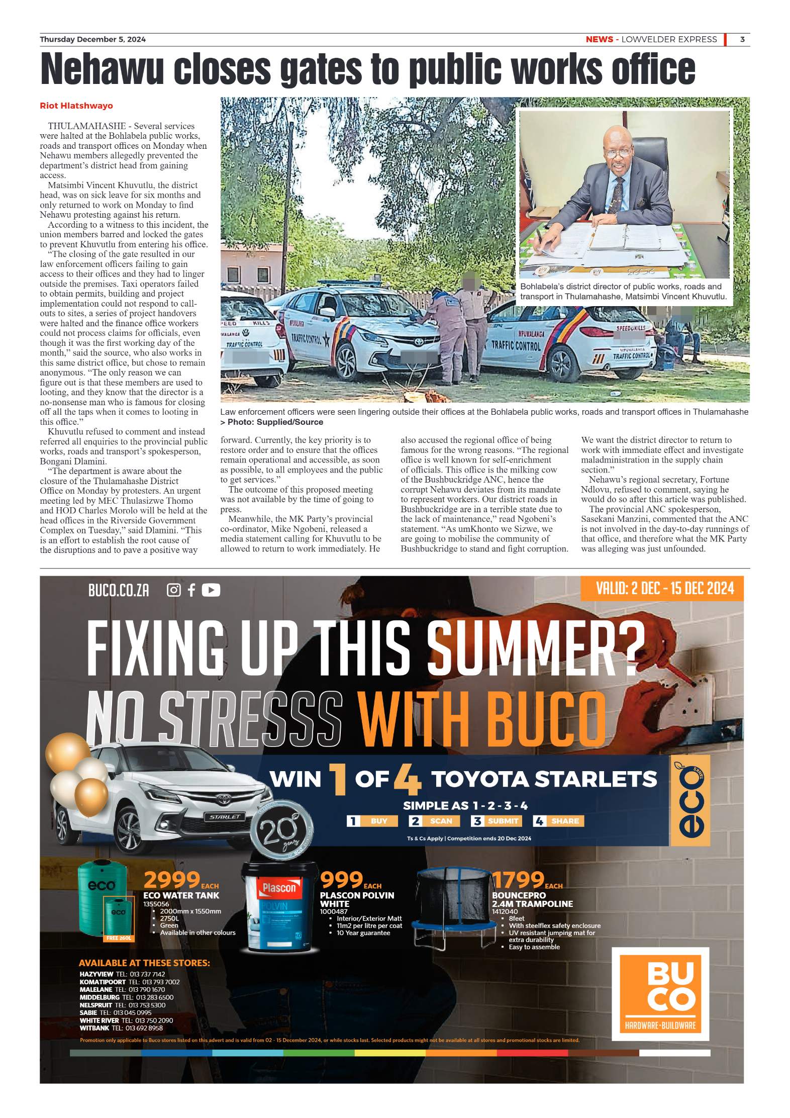 Lowvelder Express 5 December 2024 page 3