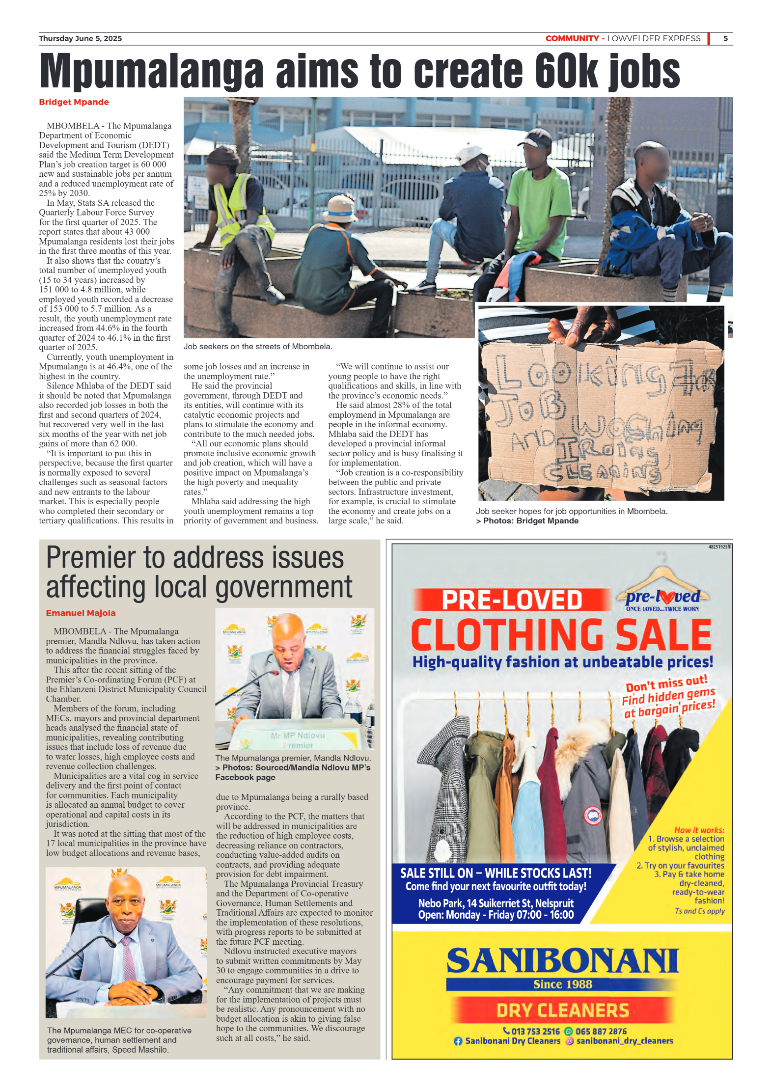 Lowvelder Express 5 June 2025 page 5