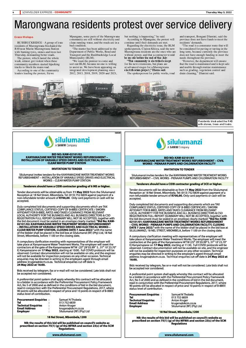 Lowvelder Express 5 May 2022 page 4
