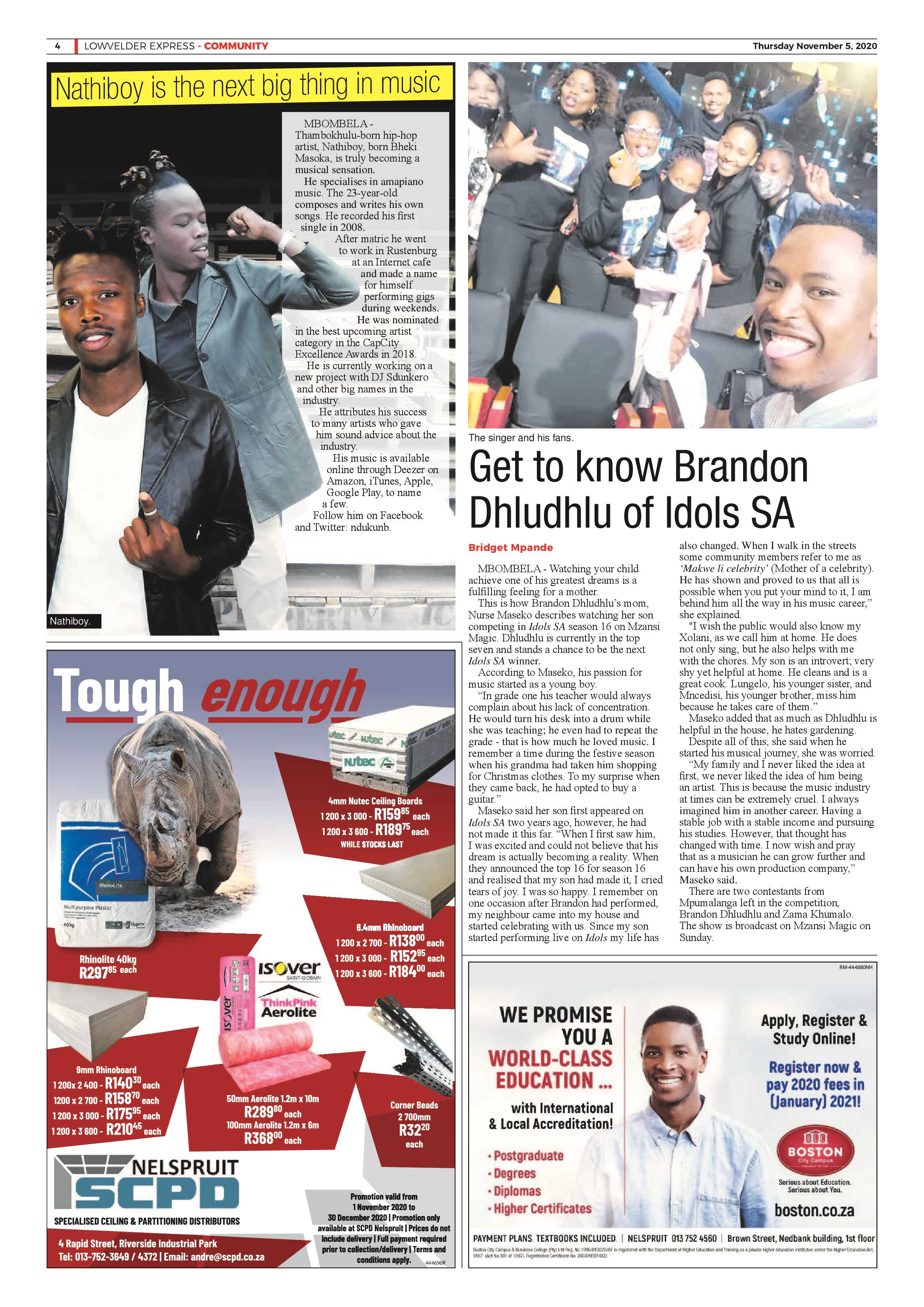 Lowvelder Express 5 November 2020 page 4