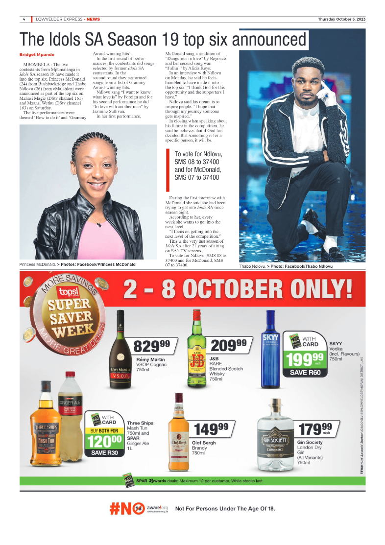 Lowvelder Express 5 October 2023 page 4