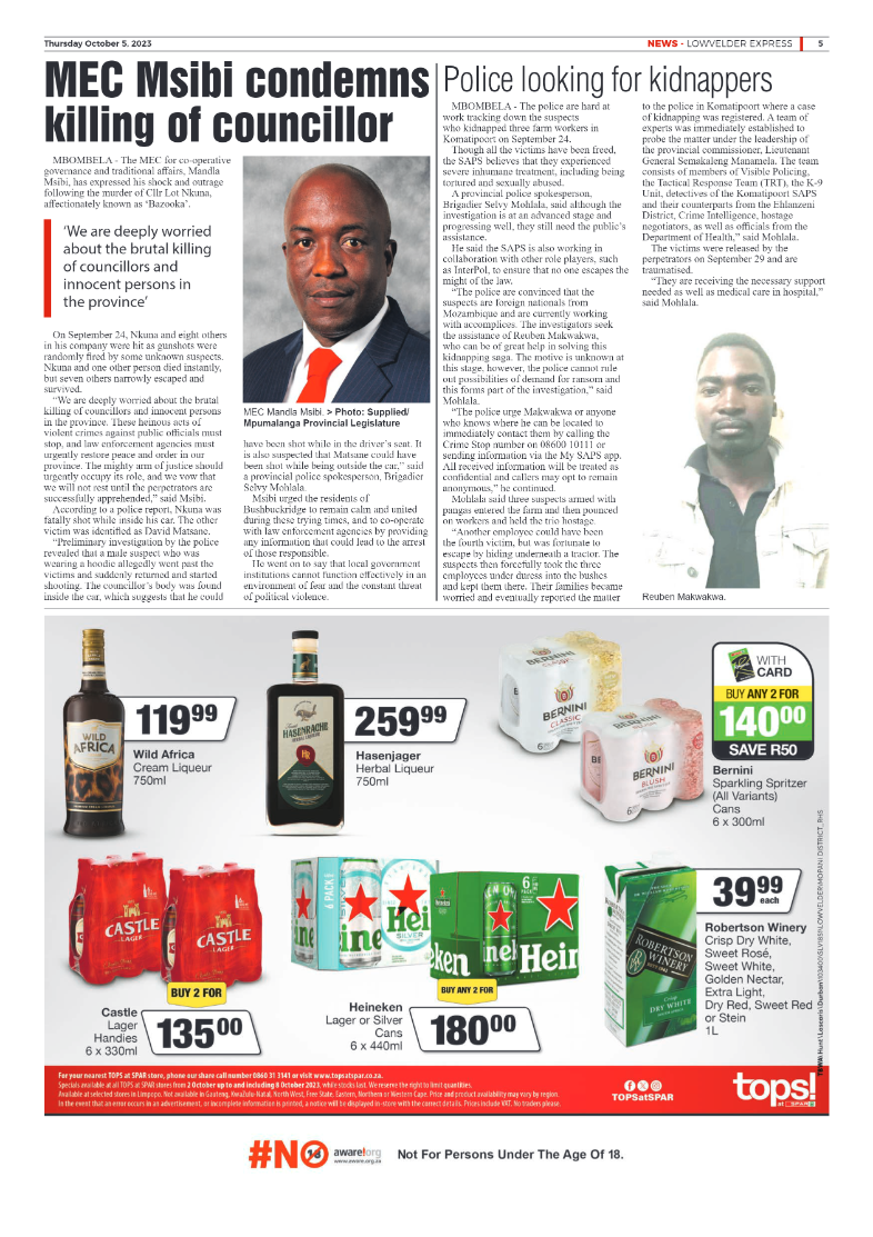 Lowvelder Express 5 October 2023 page 5