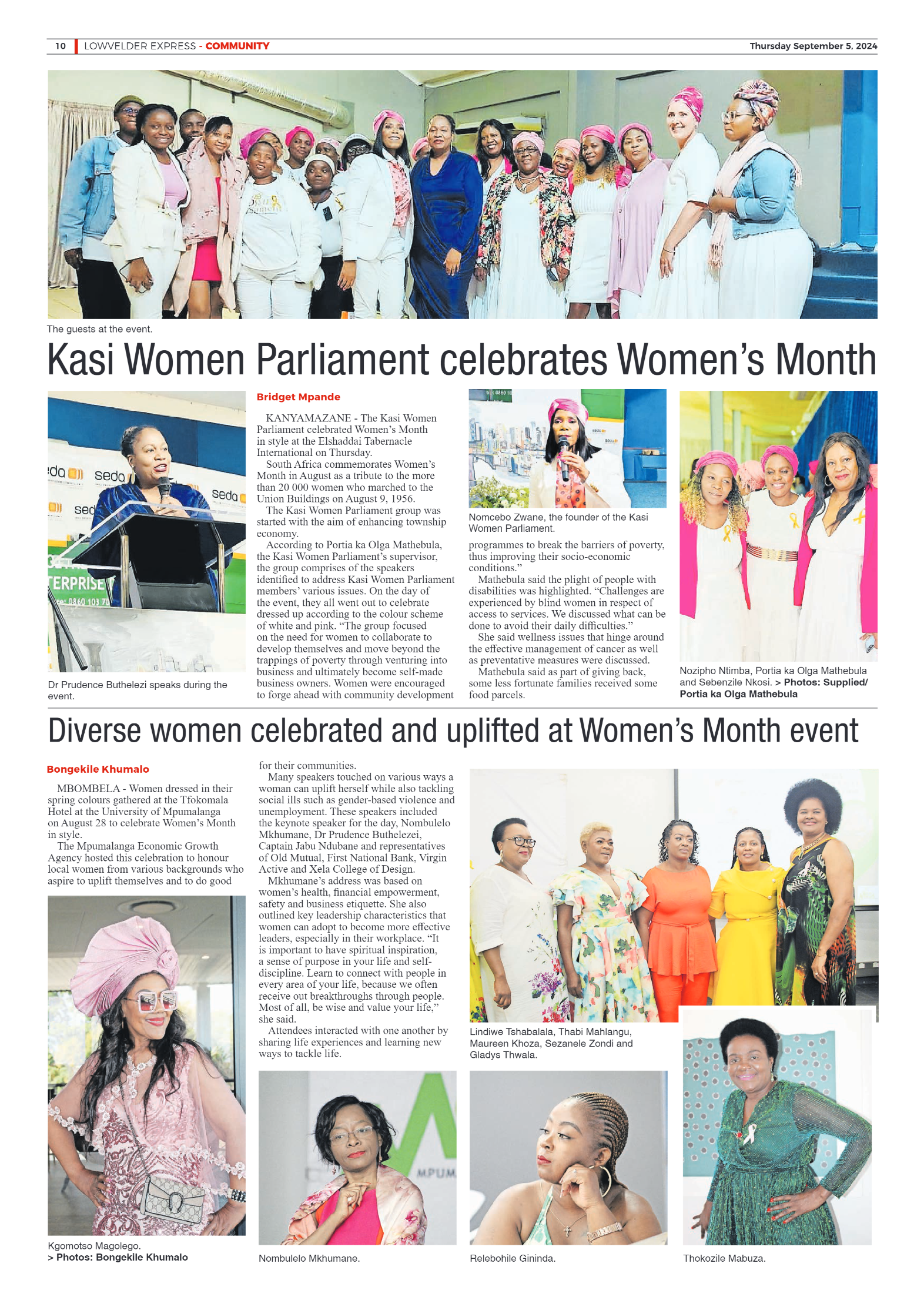 Lowvelder Express 5 September 2024 page 10