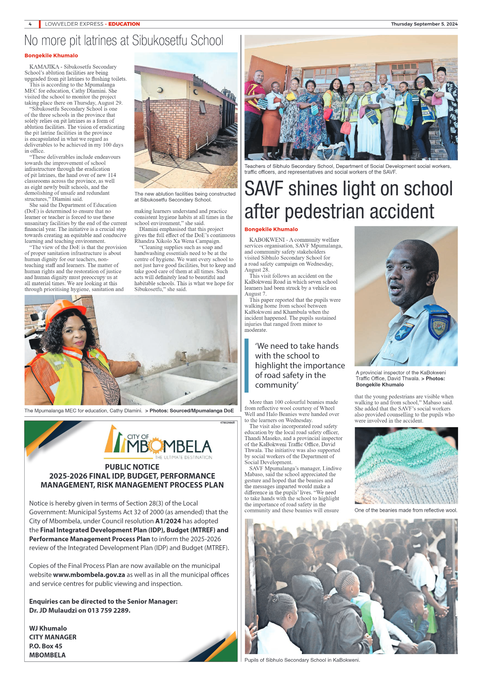 Lowvelder Express 5 September 2024 page 4