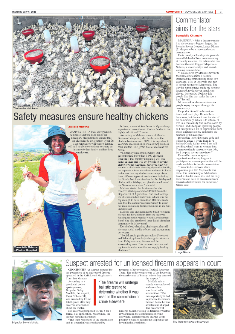Lowvelder Express 6 July 2023 page 3