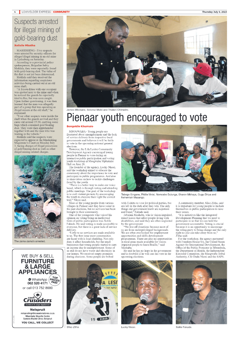 Lowvelder Express 6 July 2023 page 4