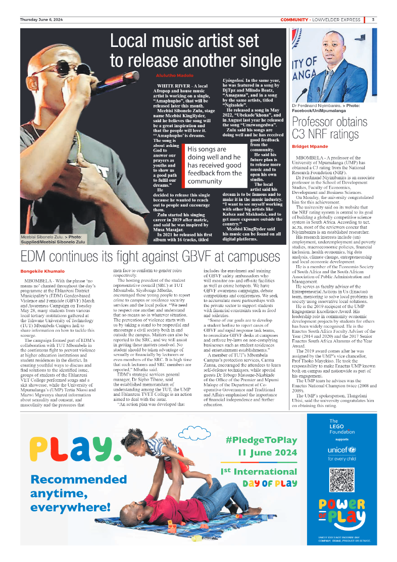 Lowvelder Express 6 June 2024 page 3