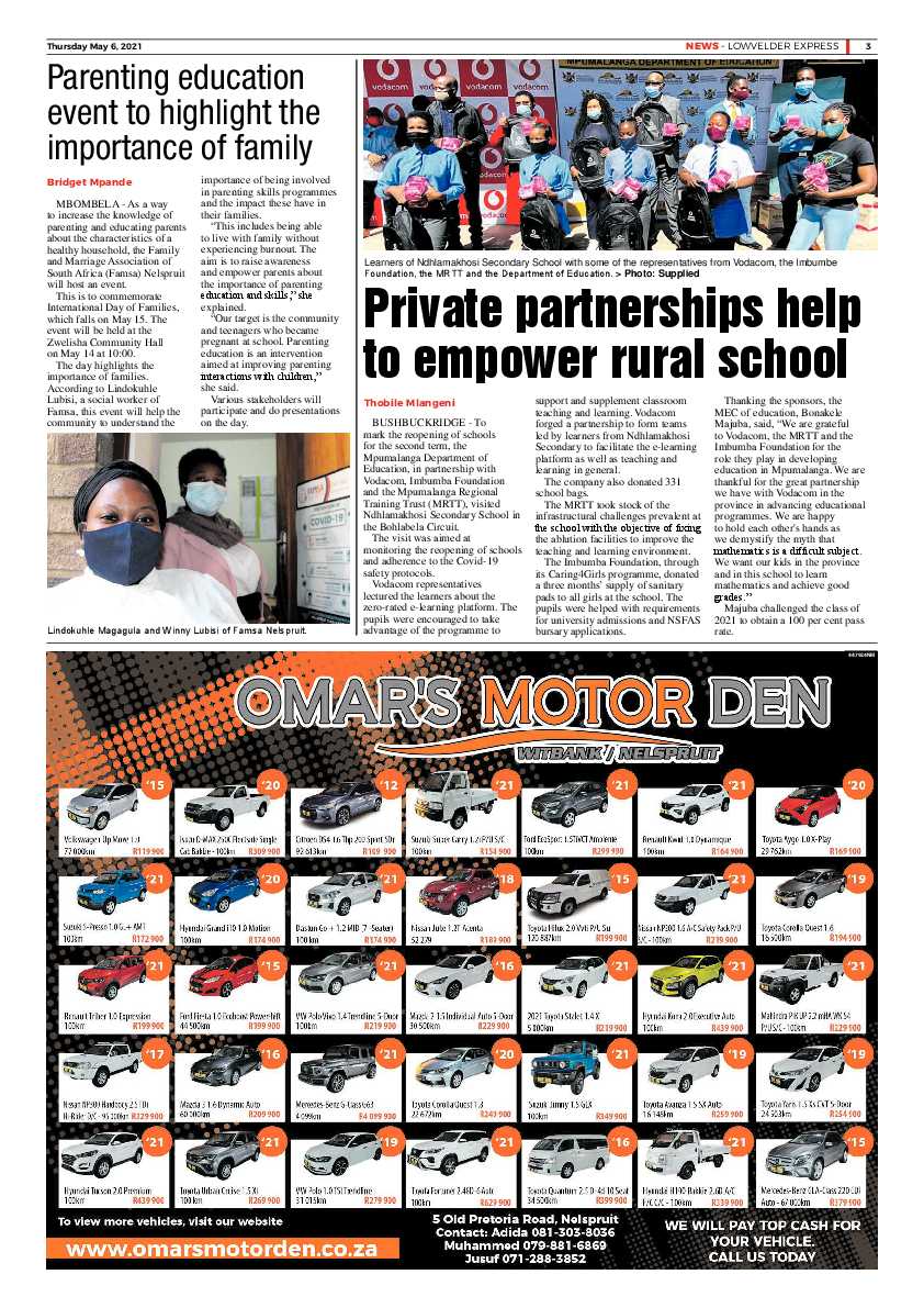 Lowvelder Express 6 May 2021 page 3