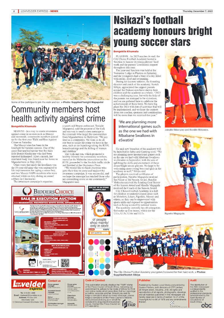 Lowvelder Express 7 December 2023 page 2