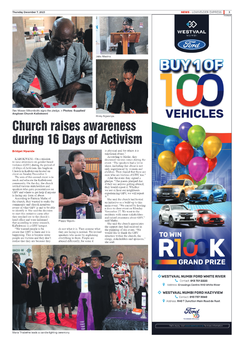 Lowvelder Express 7 December 2023 page 3