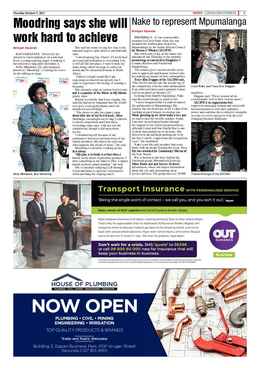 Lowvelder Express 7 October 2021 page 3
