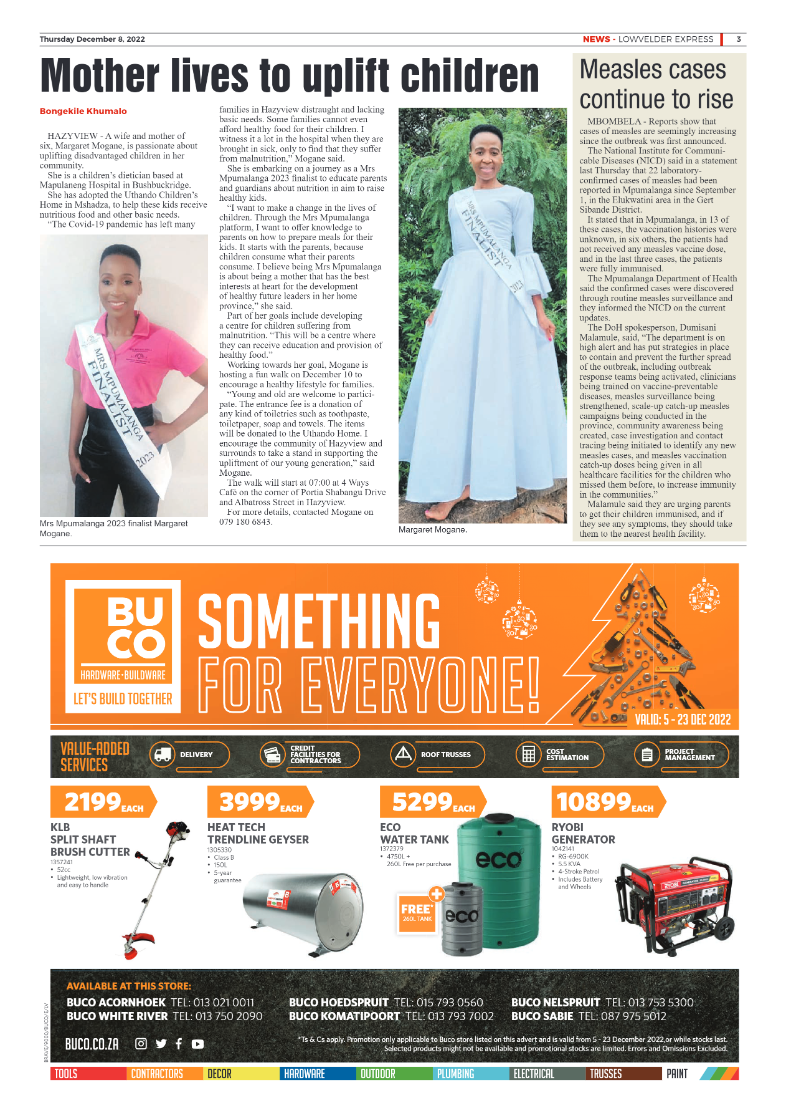 Lowvelder Express 8 December 2022 page 3