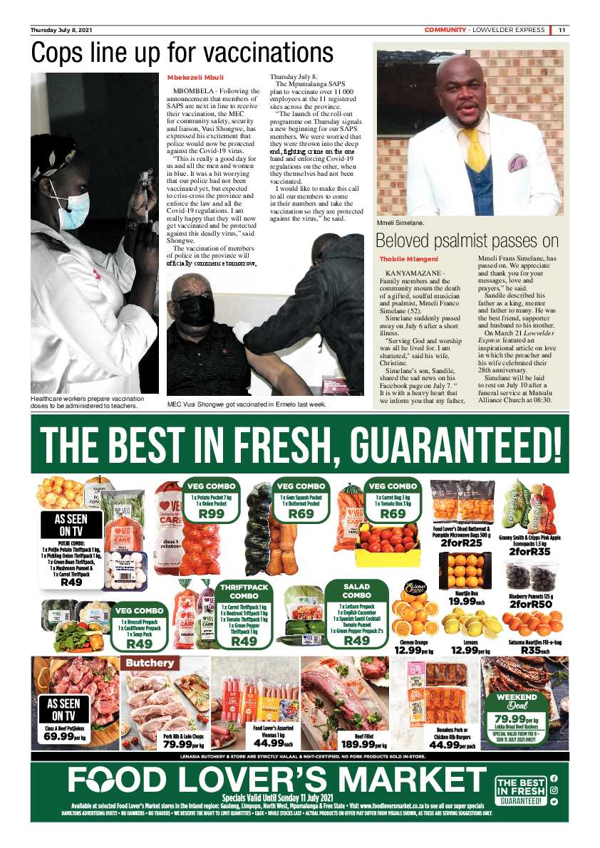 Lowvelder Express 8 July 2021 page 11
