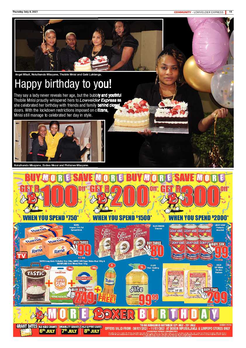Lowvelder Express 8 July 2021 page 15