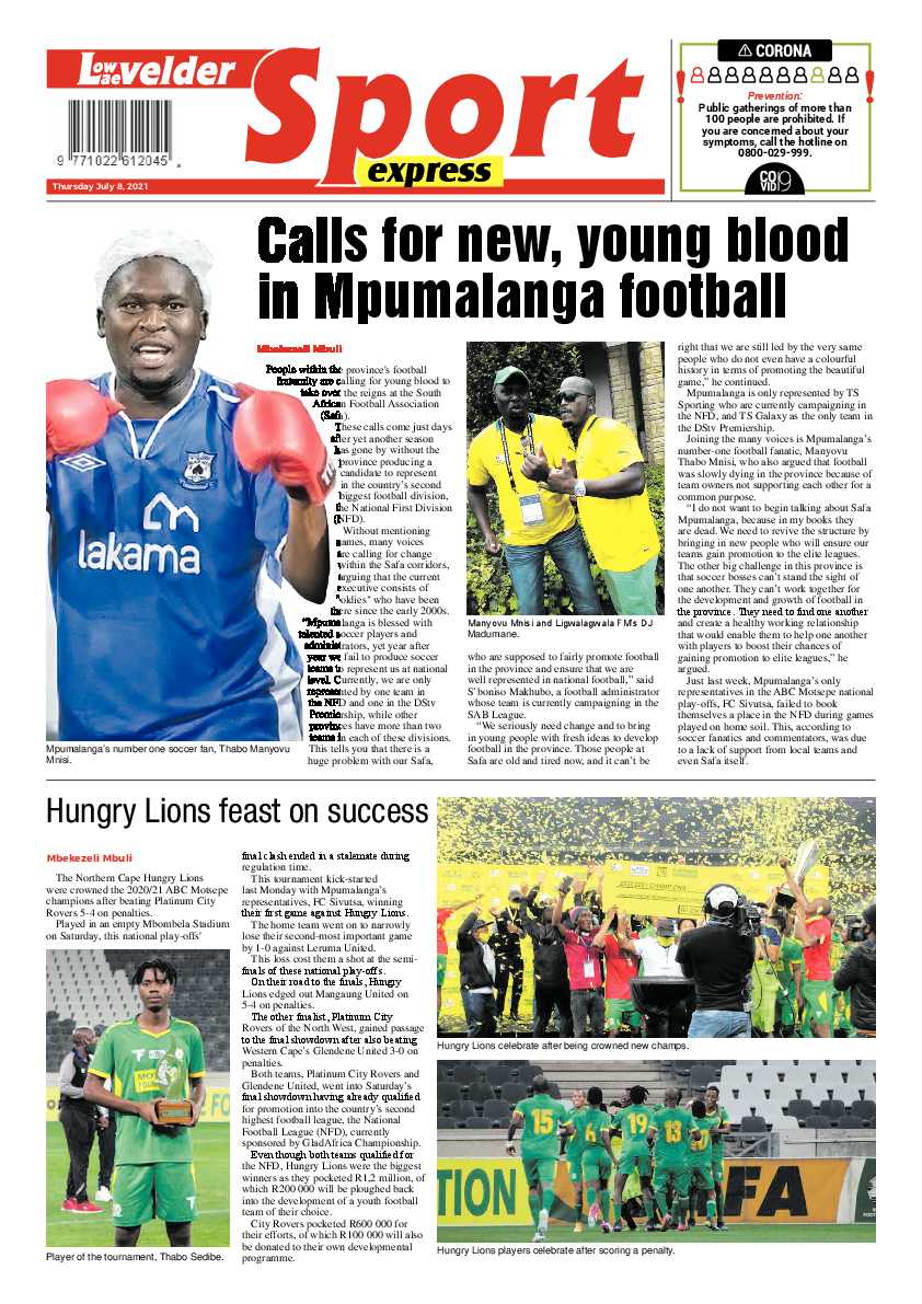 Lowvelder Express 8 July 2021 page 16