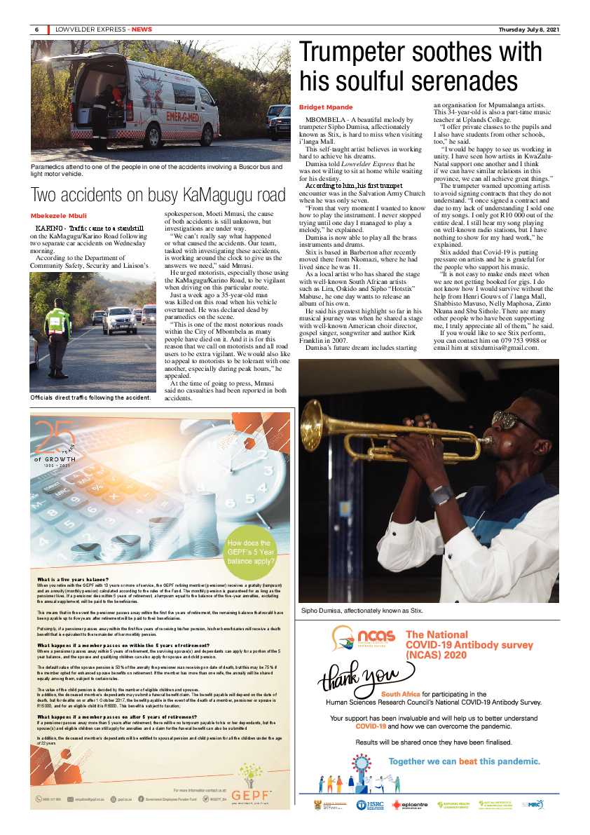 Lowvelder Express 8 July 2021 page 6