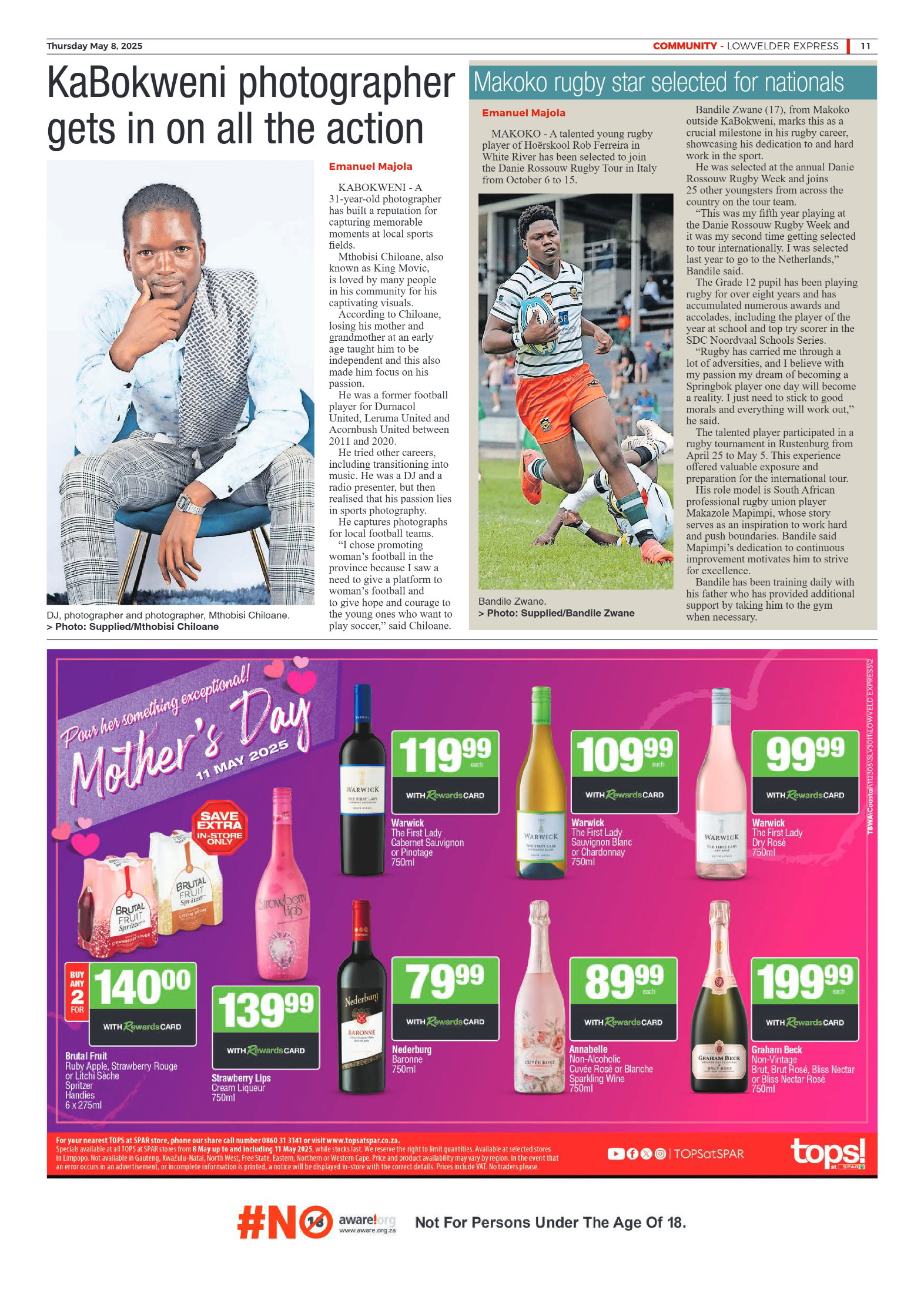 Lowvelder Express 8 May 2025 page 11