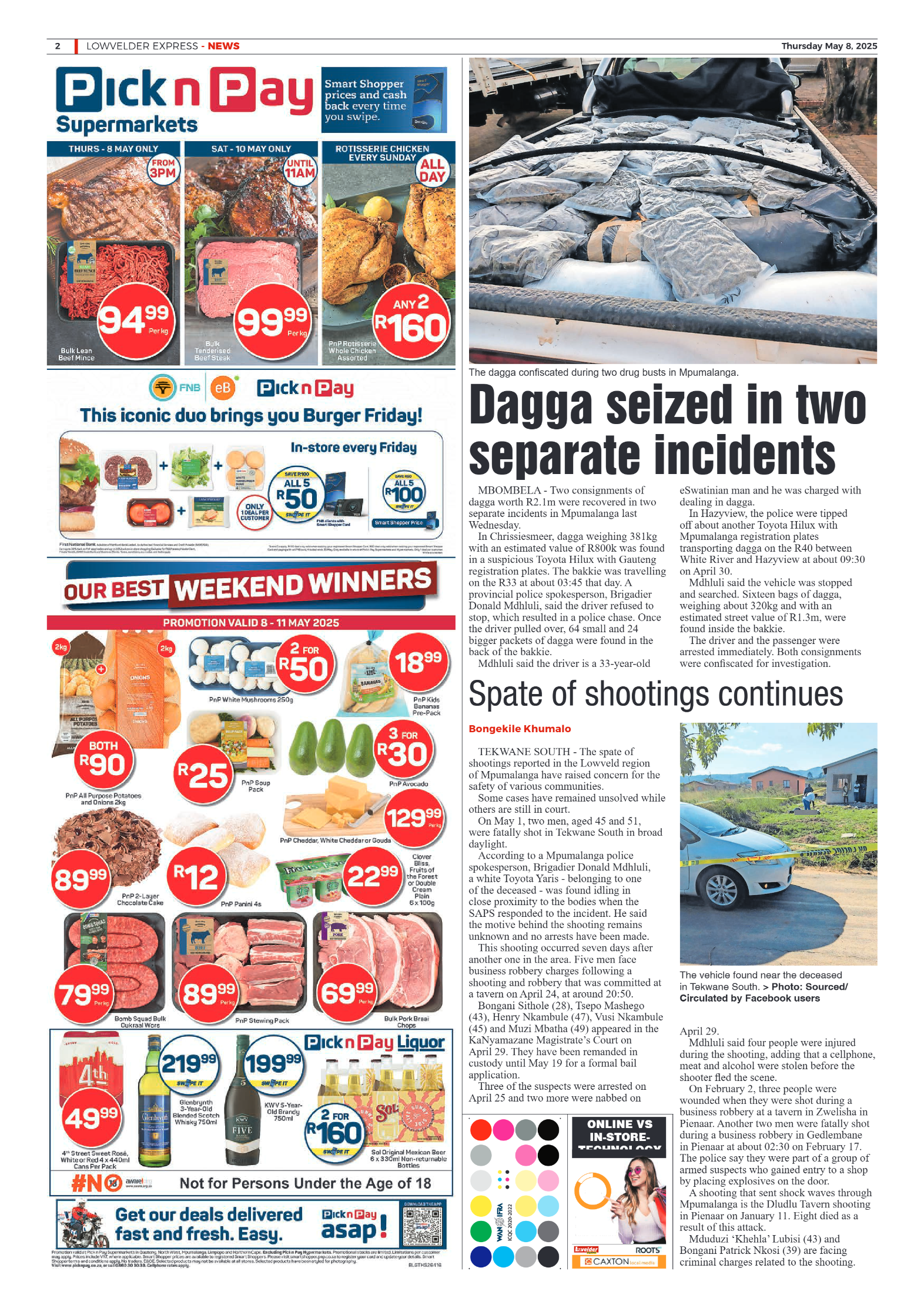 Lowvelder Express 8 May 2025 page 2