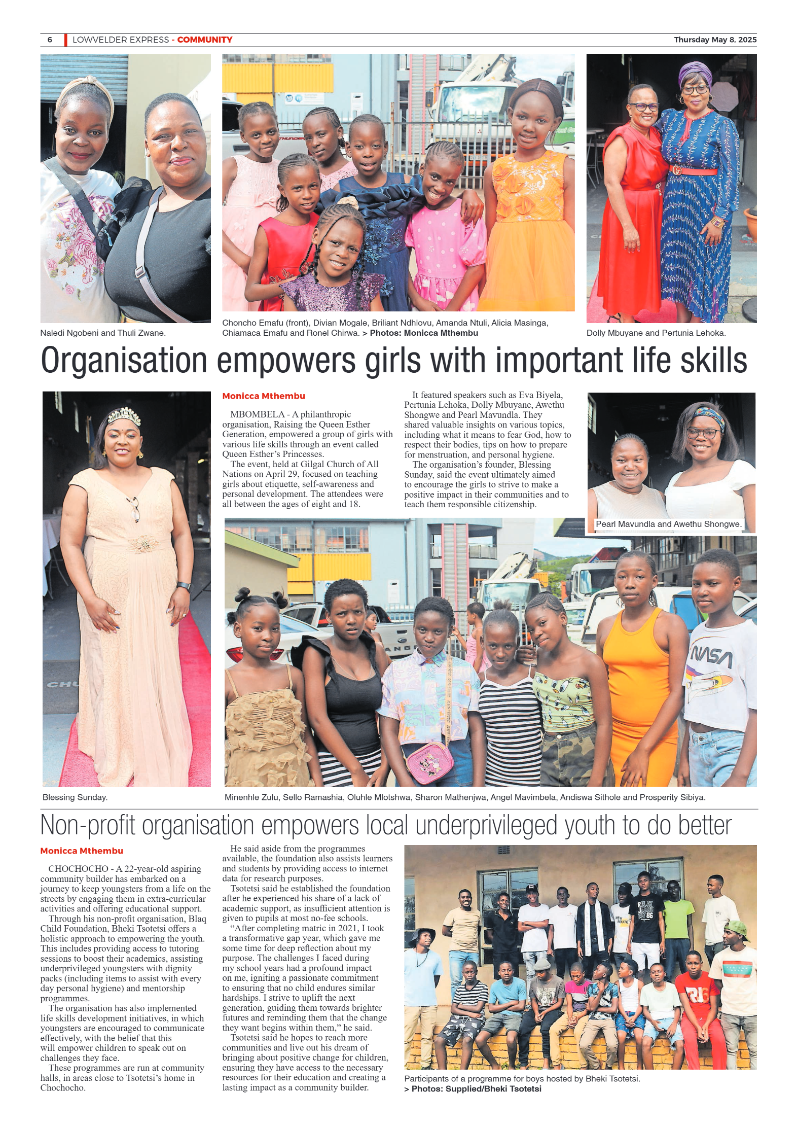 Lowvelder Express 8 May 2025 page 6