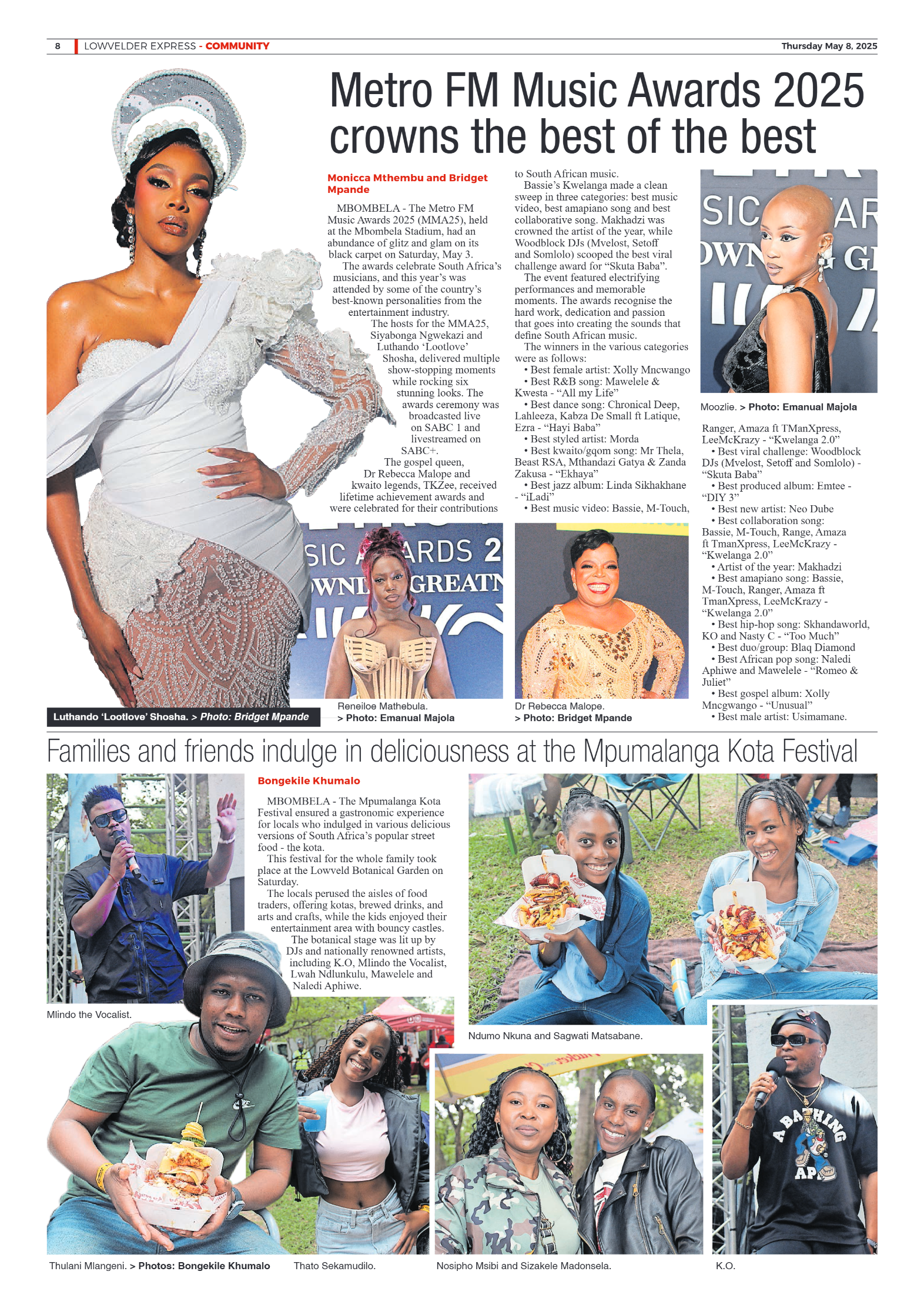 Lowvelder Express 8 May 2025 page 8