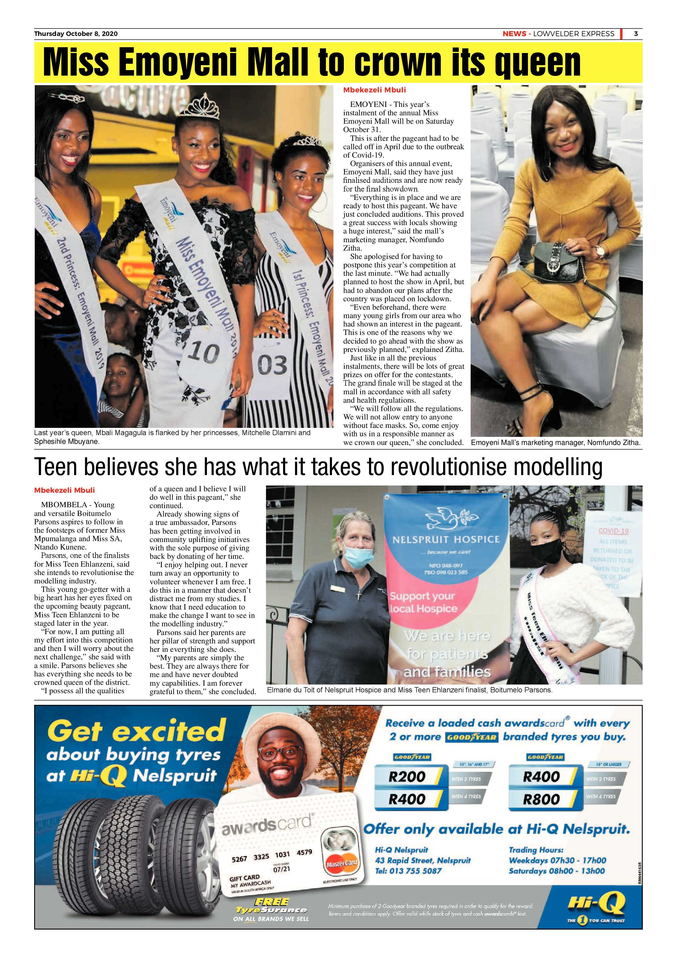 Lowvelder Express 8 October 2020 page 3