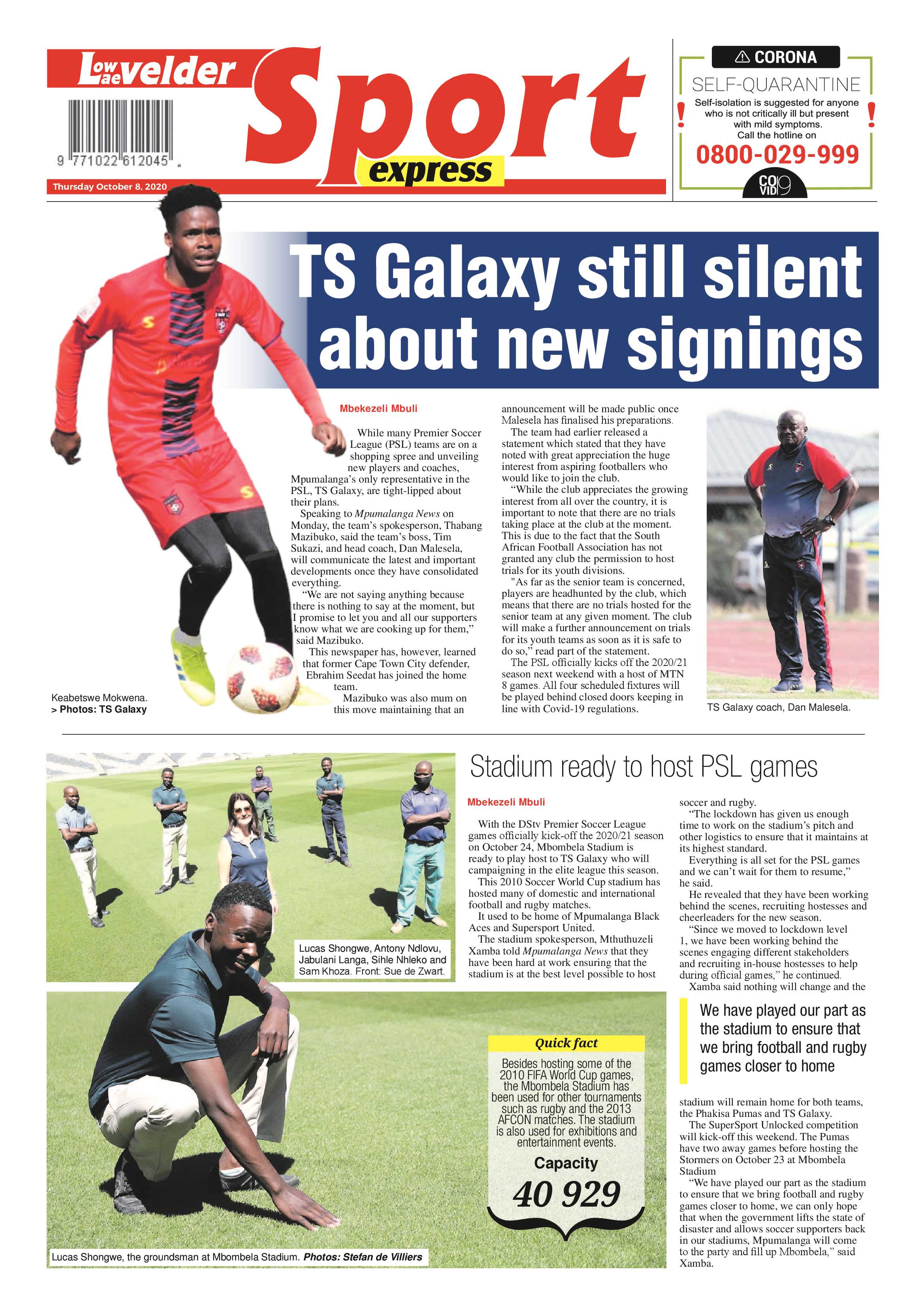 Lowvelder Express 8 October 2020 page 8