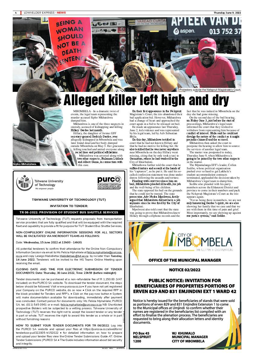 Lowvelder Express 9 June 2022 page 4