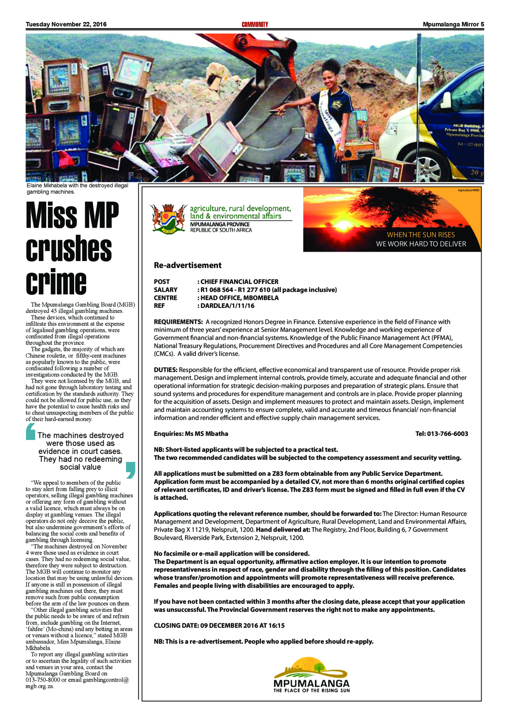 MP Mirror 22 November 2016 page 5